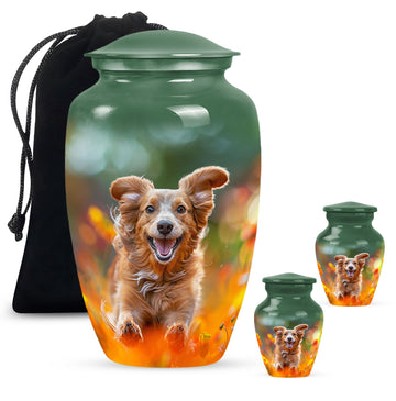 Large Urn With 2 Keepsake Urn