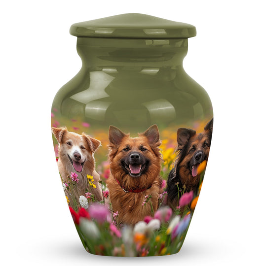 Personalized Dog Cremation Urn for Pet Ashes - 10-inch, 200 cu in - Yatskia