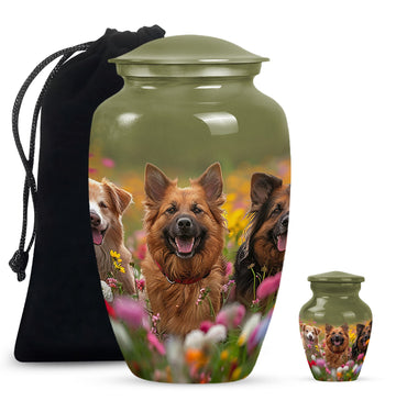 Large Urn With 1 Keepsake Urn