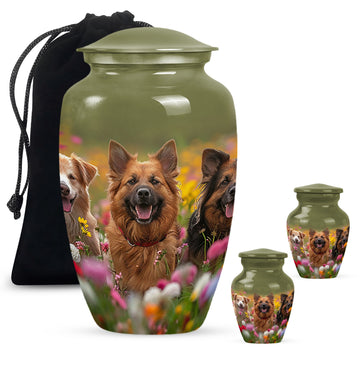 Large Urn With 2 Keepsake Urn