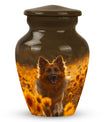German Shepherd Dog Urn Memorial - Large Sized Cremation Urns For Pets