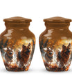 German Shepherd Memorial Urn For Dogs - Autumn Cremation Urn For Pet