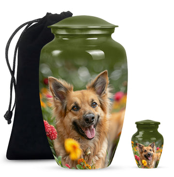 Large Urn With 1 Keepsake Urn