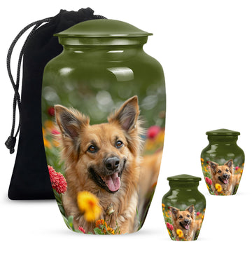 Large Urn With 2 Keepsake Urn