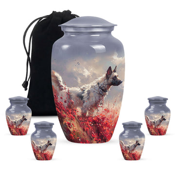 Large Urn With 4 Keepsake Urn