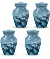 Aquatic Dolphins Family - Dolphin Cremation Urn For Men And Women
