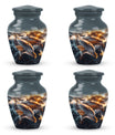 Sunset Dolphin Urn For Women - Dolphin Urn Memorial For Ashes
