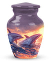 Sunset Dolphin Memorial Urn For Women - Large Urns For Adult Human Ashes