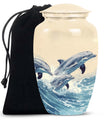 Dolphin Urn For Men & Women - Dolphin Funeral Ashes Urn