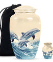 Dolphin Urn For Men & Women - Dolphin Funeral Ashes Urn