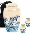 Dolphin Urn For Men & Women - Dolphin Funeral Ashes Urn