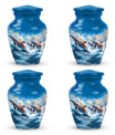 Dolphins Memorial Urn For Women - Artistic Funeral Urn for Sale