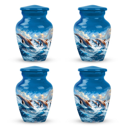 Personalized Artistic Memorial Urn for Women - 10-inch, 200 cu in - Yatskia