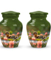 Duck Urn For Ashes Adult Men - Floral Cremation Ashes Urn