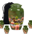 Duck Urn For Ashes Adult Men - Floral Cremation Ashes Urn