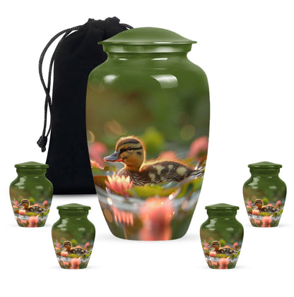 Personalized Bird Cremation Urn for Human Ashes - 10-inch, 200 cu in - Yatskia