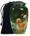 Animated Duckling's Urn For Adults - Duck Funeral Cremation Urn For Ashes