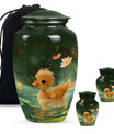 Animated Duckling's Urn For Adults - Duck Funeral Cremation Urn For Ashes