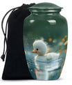 Cute Duckling Funeral Urn - Duck Memorial Urn For Women