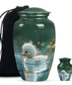 Cute Duckling Funeral Urn - Duck Memorial Urn For Women