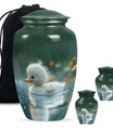 Cute Duckling Funeral Urn - Duck Memorial Urn For Women