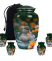Duck Urn Memorial For Women - Funeral Cremation Urn For Ashes
