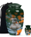 Duck Urn Memorial For Women - Funeral Cremation Urn For Ashes