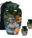 Duck Urn Memorial For Women - Funeral Cremation Urn For Ashes