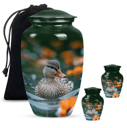 Personalized Bird Cremation Urn for Women - 10-inch, 200 cu in - Yatskia