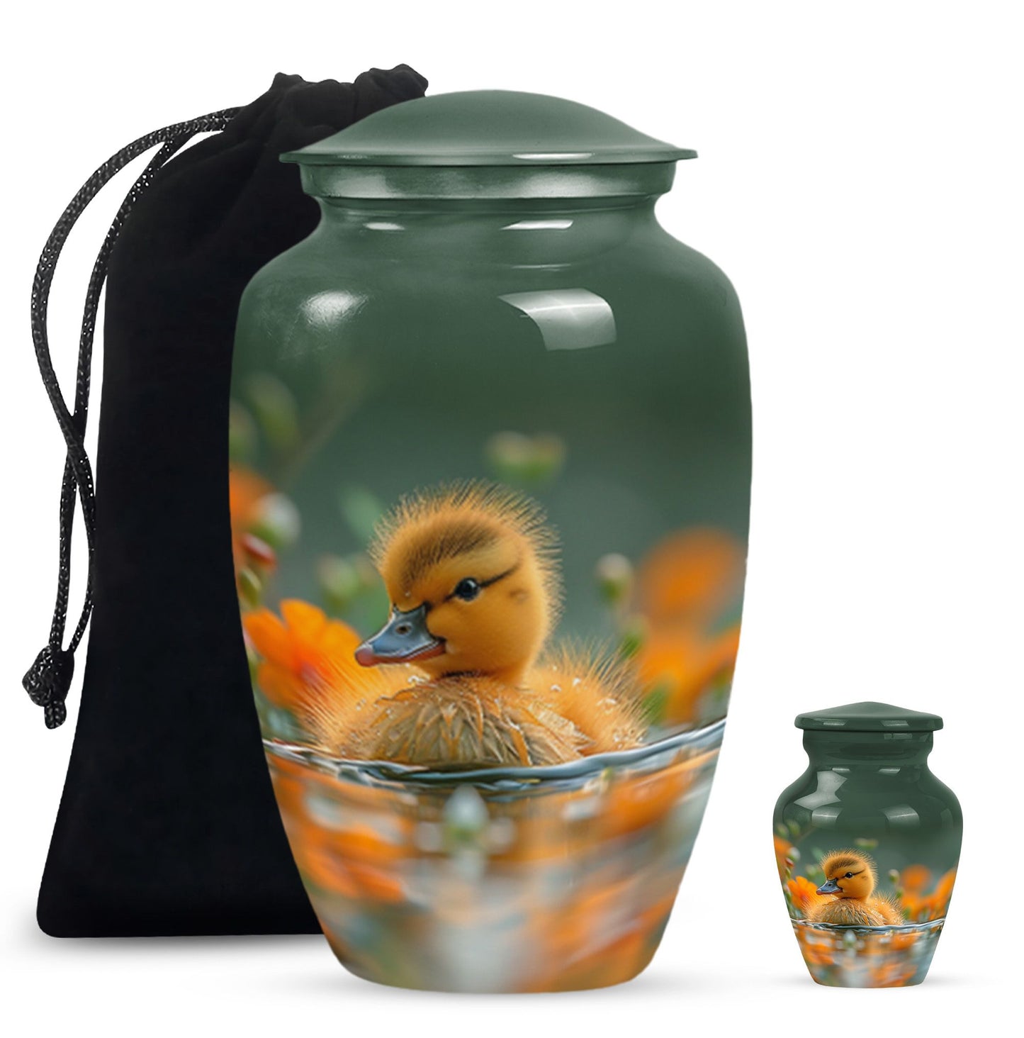 Personalized Bird Cremation Urn for Human Ashes - 10-inch, 200 cu in - Yatskia