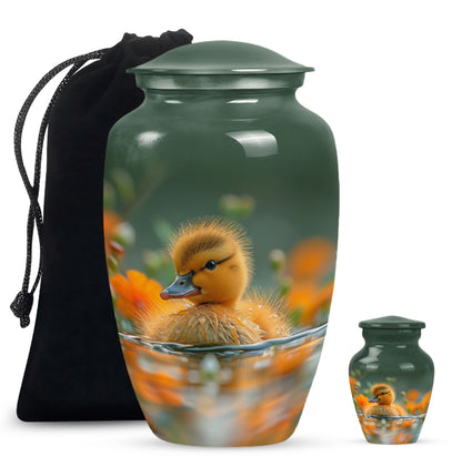 Personalized Bird Cremation Urn for Human Ashes - 10-inch, 200 cu in - Yatskia