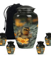 Duckling Memorial Ashes Urn For Loved Ones - Baby Duck Urn For Humans