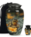 Duckling Memorial Ashes Urn For Loved Ones - Baby Duck Urn For Humans