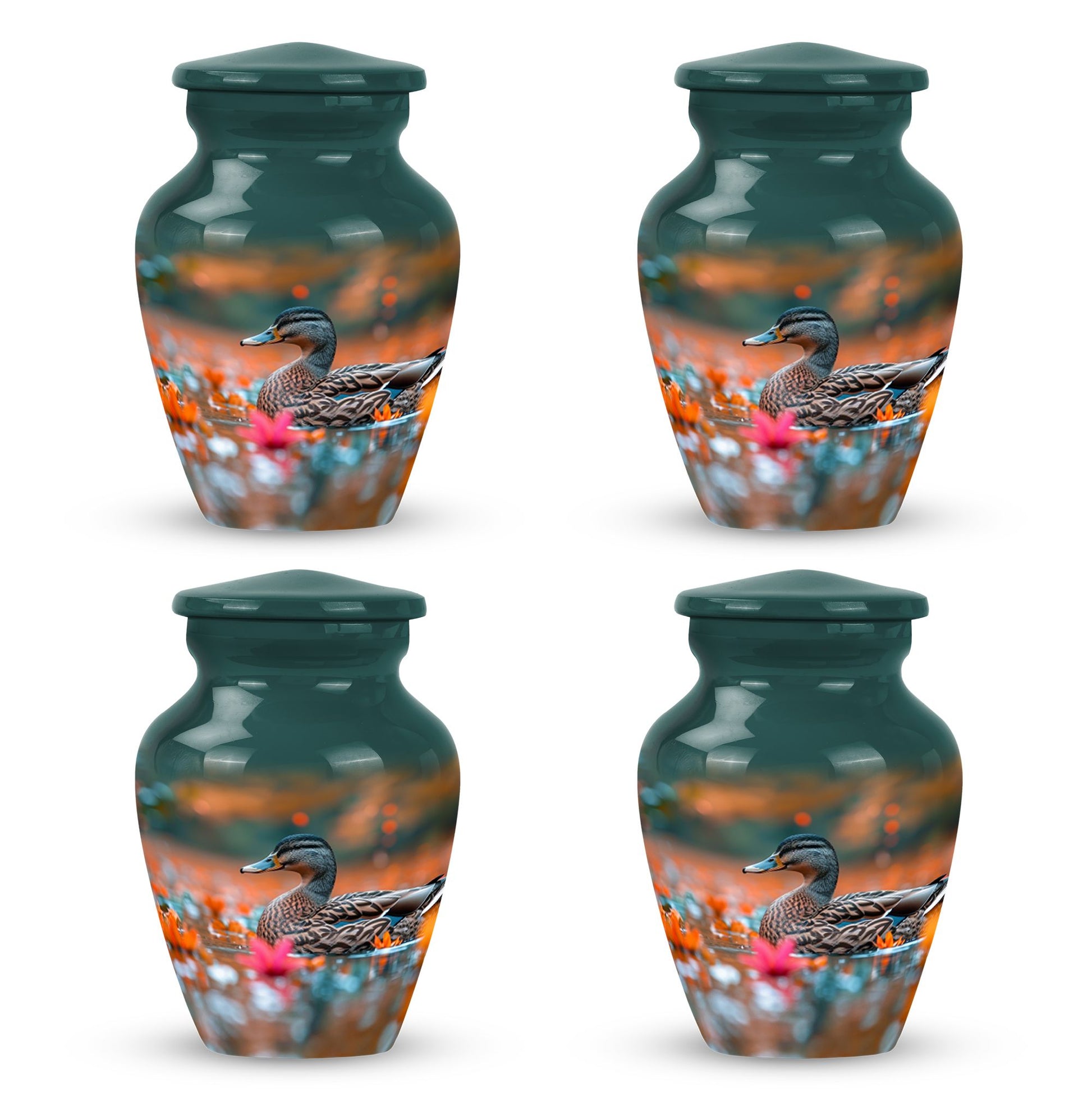 Duck Cremation Ashes Memorial Urn - Funeral Urn For Men & Women