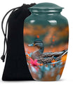 Duck Cremation Ashes Memorial Urn - Funeral Urn For Men & Women