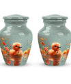 Baby Duck Memorial Urn Combo Set - Large And Keepsake Ashes Urn