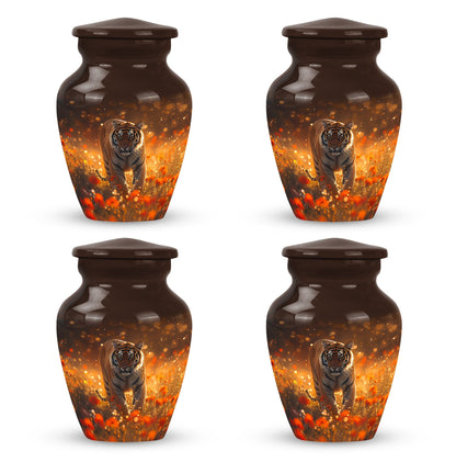 Personalized Tiger Cremation Urn for Human Ashes - 10-inch, 200 cu in - Yatskia