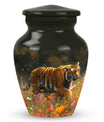 Bengal Tiger Urn Combo Set  - Large & Keepsake Urn Set For Funeral