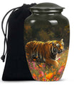 Bengal Tiger Urn Combo Set  - Large & Keepsake Urn Set For Funeral