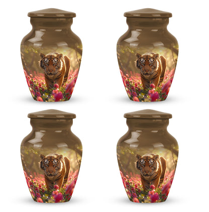 Personalized Tiger Cremation Urn for Human Ashes - 10-inch, 200 cu in - Yatskia