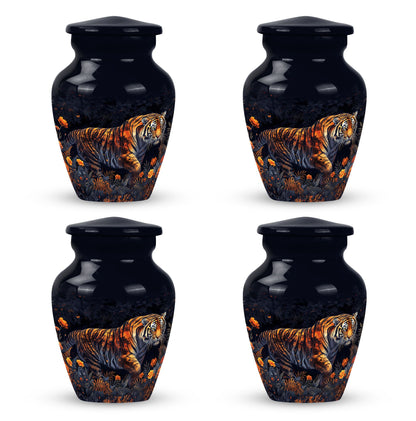 Personalized Tiger Cremation Urn for Human Ashes - 10-inch, 200 cu in - Yatskia