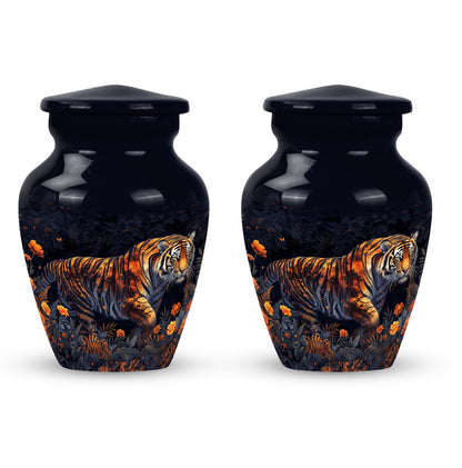 Personalized Tiger Cremation Urn for Human Ashes - 10-inch, 200 cu in - Yatskia