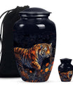 Tiger Cremation Urn for Ashes – Majestic Wildlife Funeral Urn For Ashes