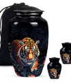 Hungry Black Tiger Cremation Urn - Burial Urn For Ashes