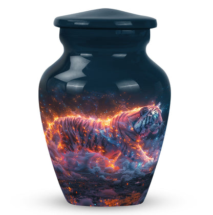 Personalized Tiger Cremation Urn for Adult - 10-inch, 200 cu in - Yatskia