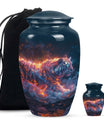 Tiger Funeral Urn - Urn Small Burial Urns For Adult Human Ashes