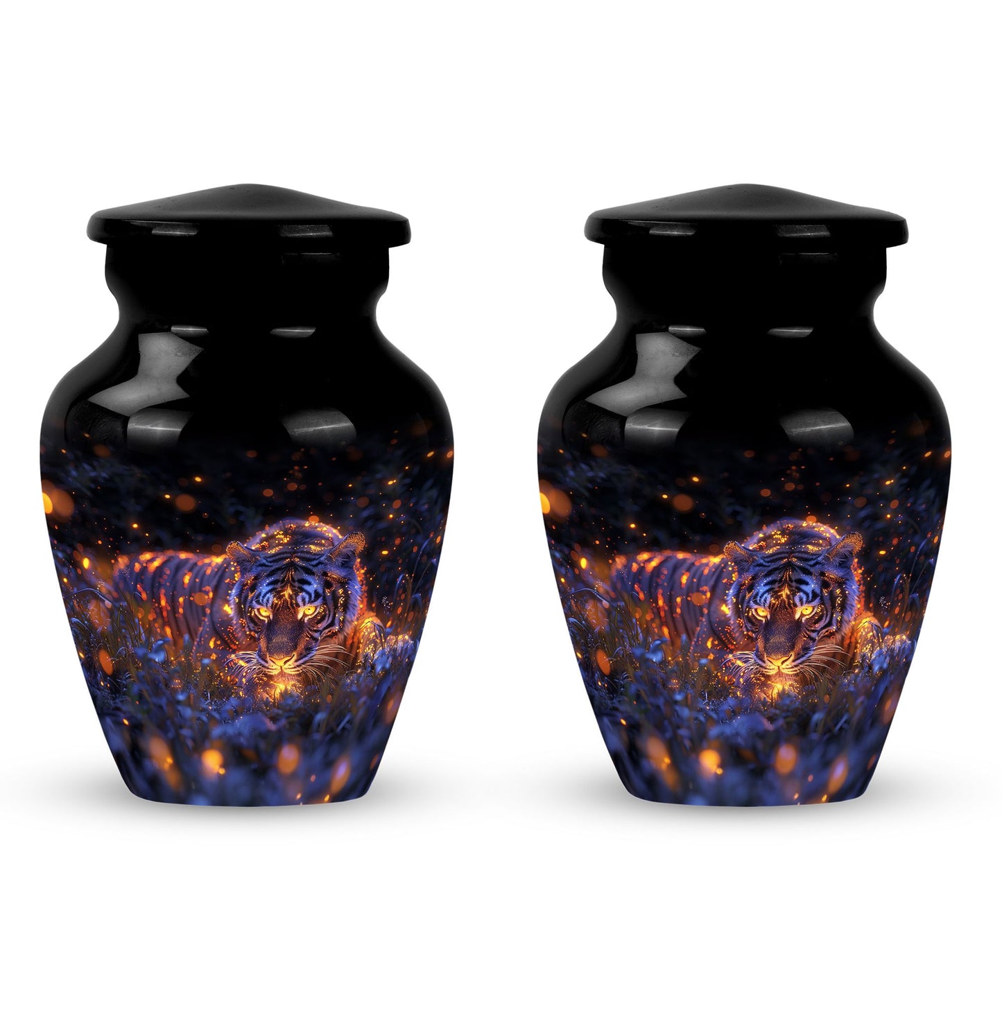 Personalized Tiger Cremation Urn for Mom - 10-inch, 200 cu in - Yatskia