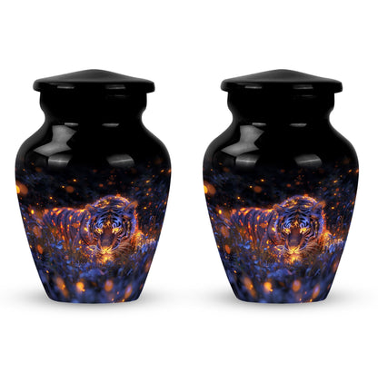 Personalized Tiger Cremation Urn for Mom - 10-inch, 200 cu in - Yatskia