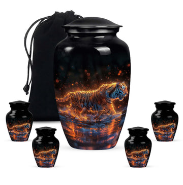 Large Urn With 4 Keepsake Urn