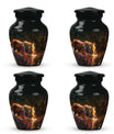 Black Tiger Cremation Urn with Artistic Design - Unique Urn for Ashes